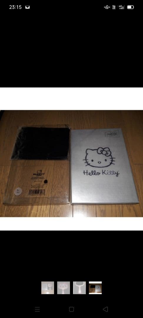 ハローキティ スワロフスキー メイクアップアクセサリ 2011限定 手鏡 ミラー