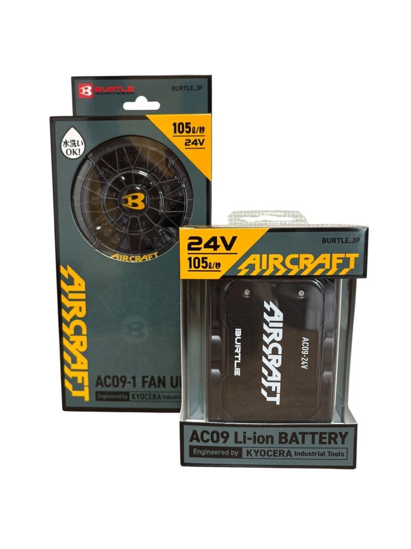 PPPバートルAC09-1+AC09ファン&24Vバッテリー2SET
