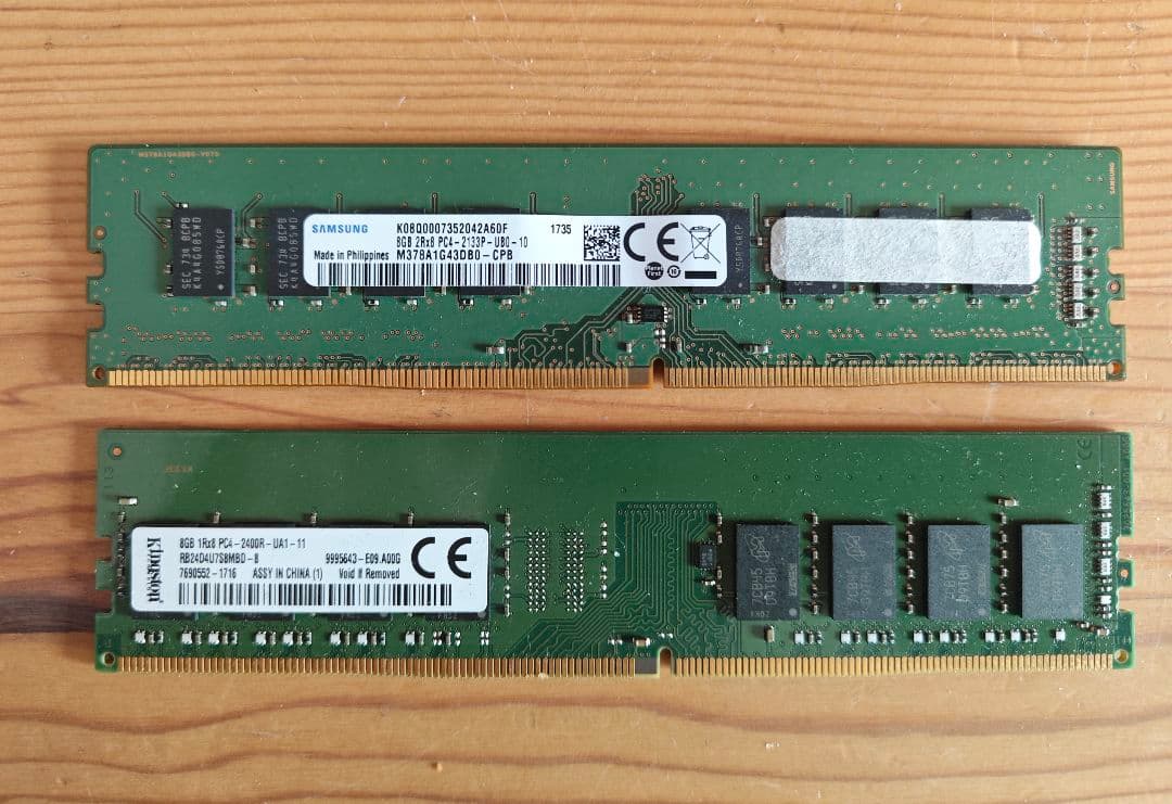 DDR4 8GBx2(16gb) メモリ