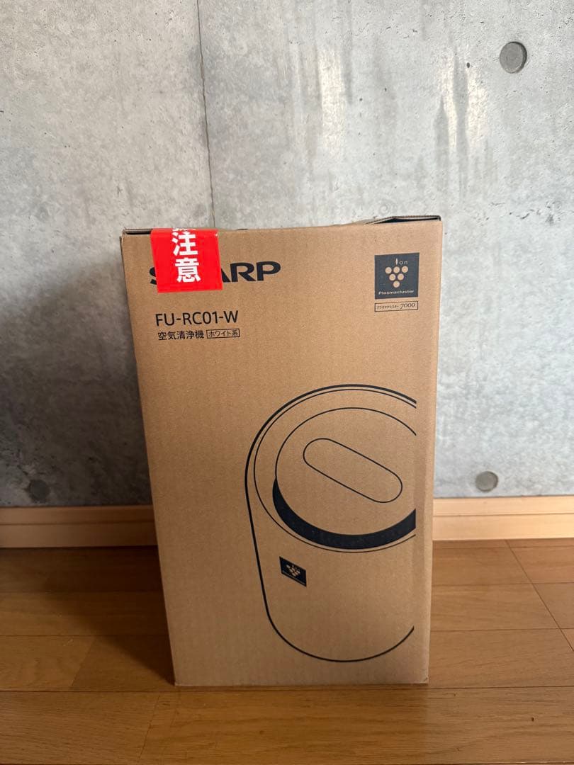 【新品】空気清浄機　SHARP FU-RC01-W プラズマクラスター70000