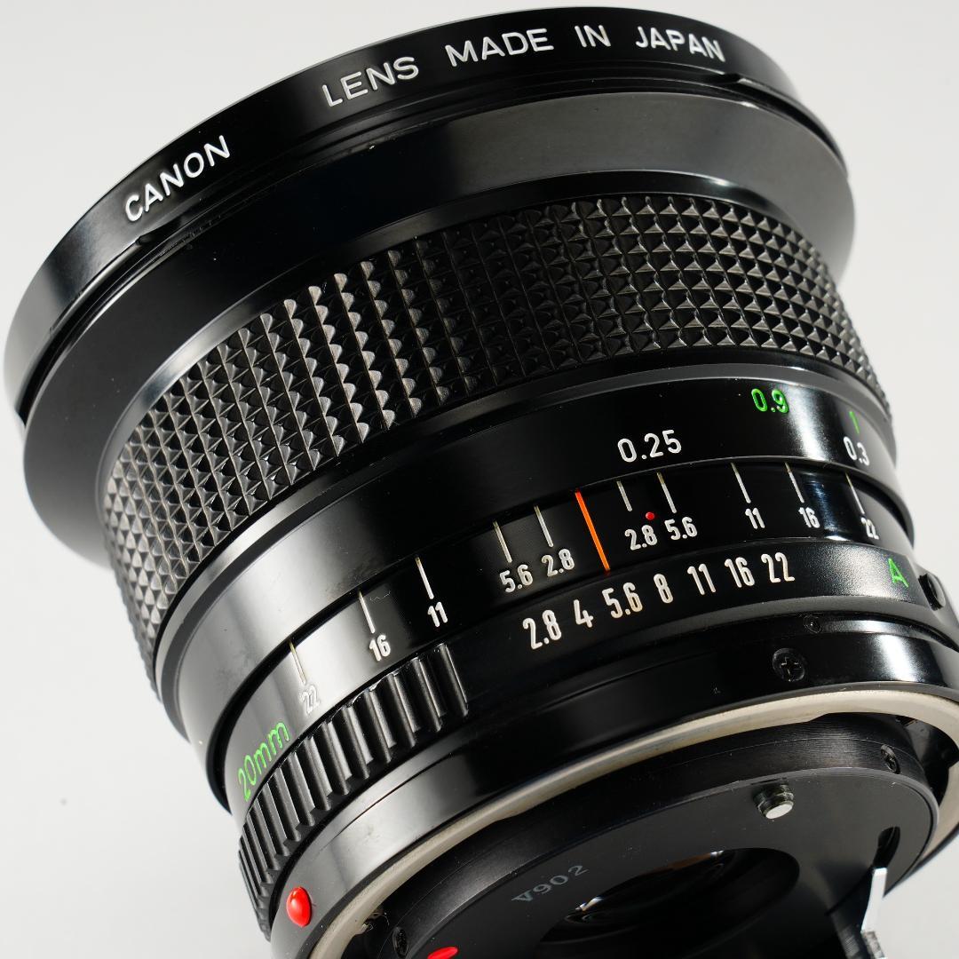 【整備＆テスト済】Canon New FD 20mm F2.8 キャノン 051