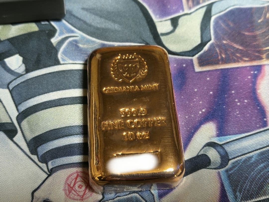 ポーランド ゲルマニア 純銅 赤金 10オンス 銅 インゴット 12個