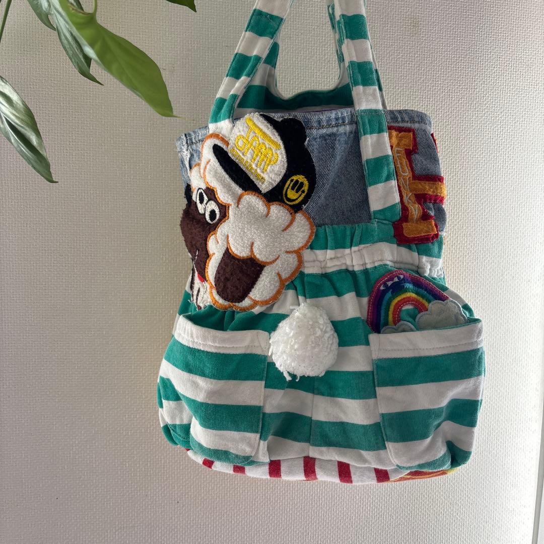 再販なし☆手足ぶら〜んのおひげぴよ〜んぷっくりおしりフォルムトートバッグ
