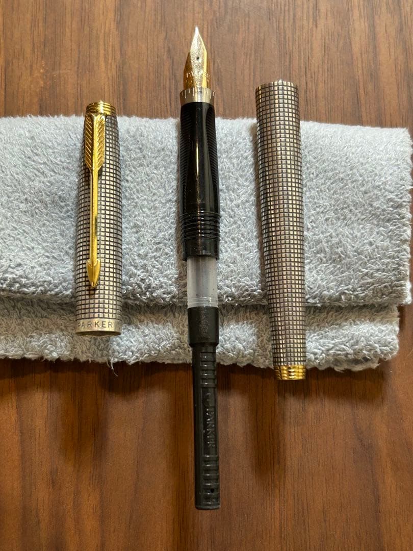 リ*ン様 Parker シズレ 万年筆 シルバー ゴールド