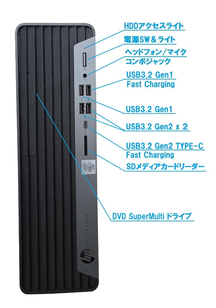 最新Win11 i7 新品SSD１TB+HDD２TB メモリ32GB Wi-Fi