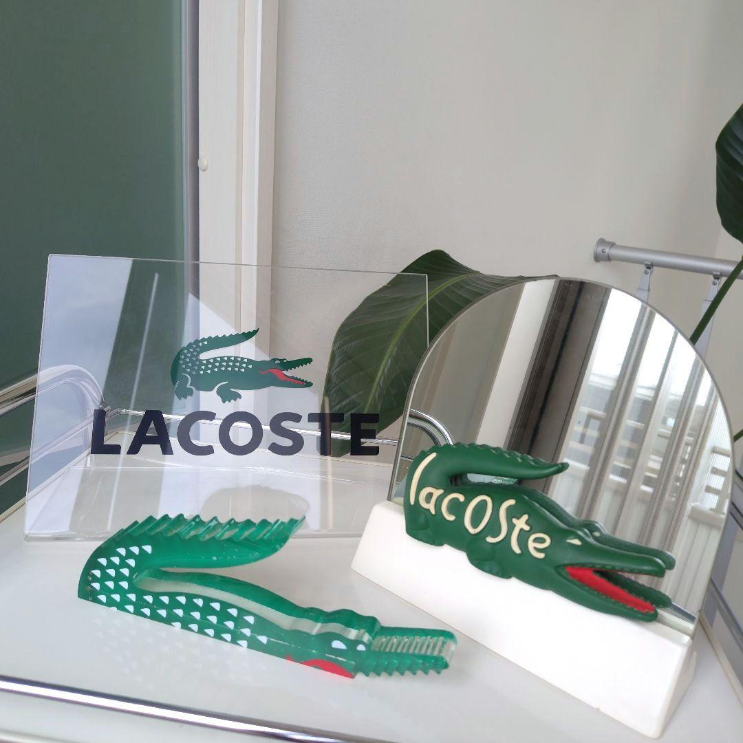 非売品！LACOSTE ラコステ 店用オブジェ 3点セット アクリルディスプレイ