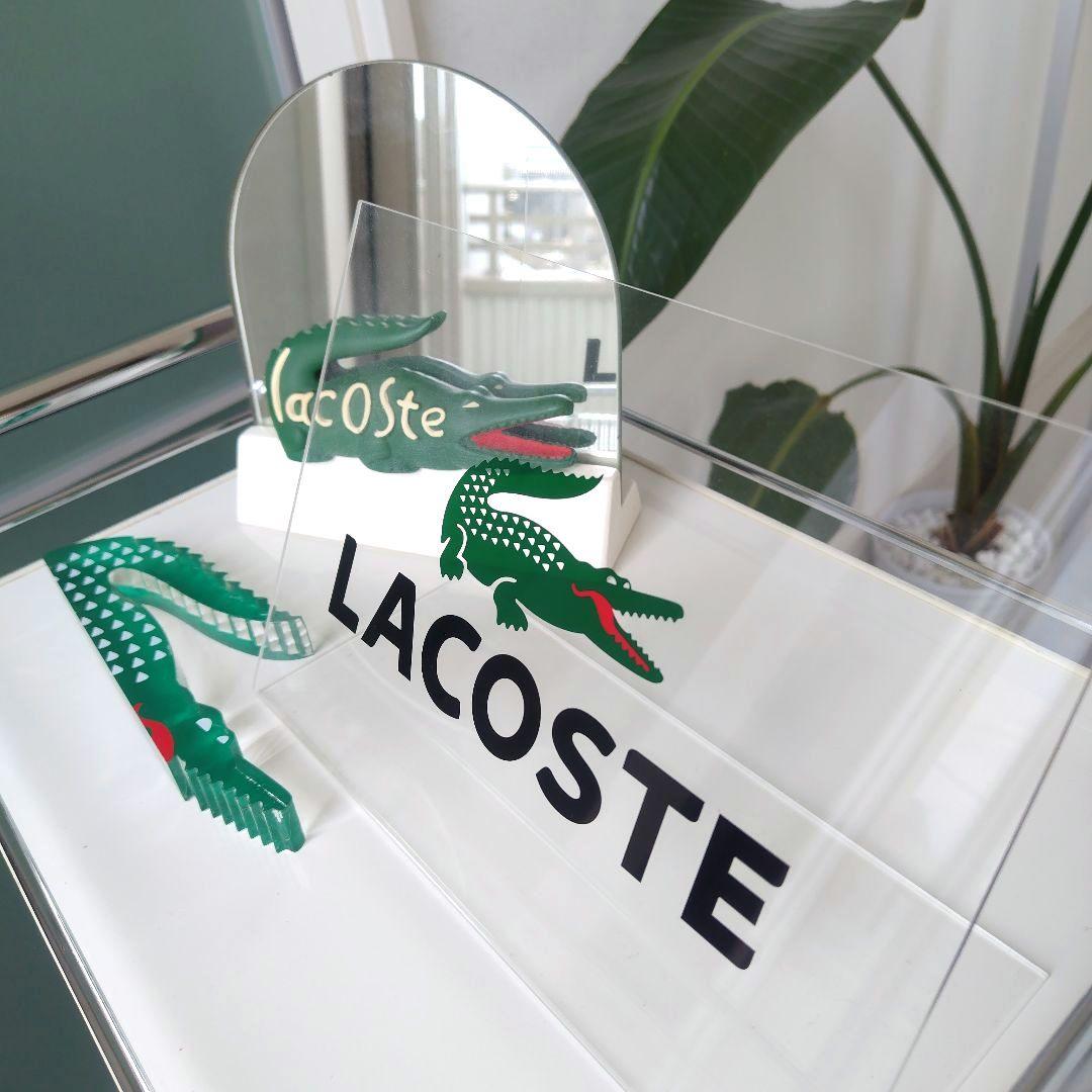 非売品！LACOSTE ラコステ 店用オブジェ 3点セット アクリルディスプレイ
