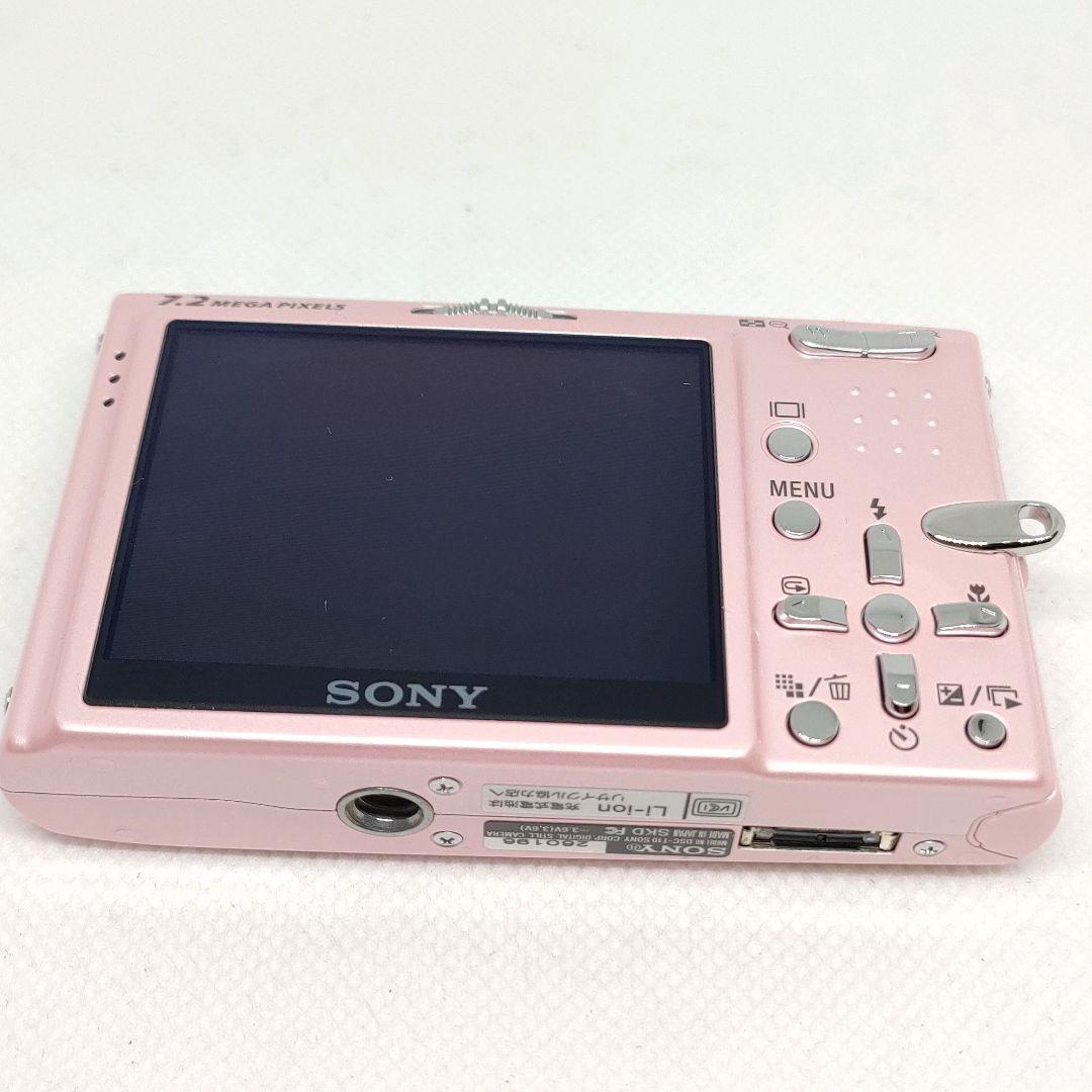【極美品】SONY Cyber−Shot DSC-T10 デジタルカメラ ピンク
