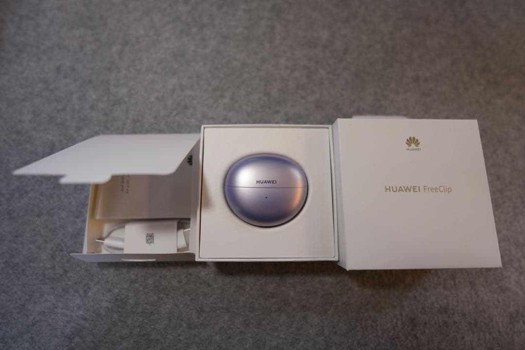 【箱、取説付き】HUAWEI Free clip フリークリップ