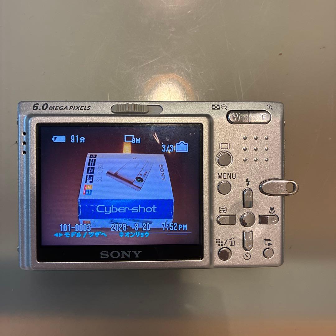 【動作確認済】SONY ソニー Cyber-Shot DSC-T9 レトロカメラ