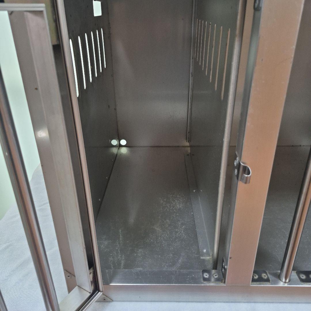 アルミ 犬用ケージ 2室