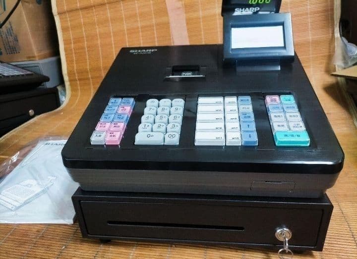 美品シャープレジスター　XE-A207　PC連携売上管理設定無料　020700