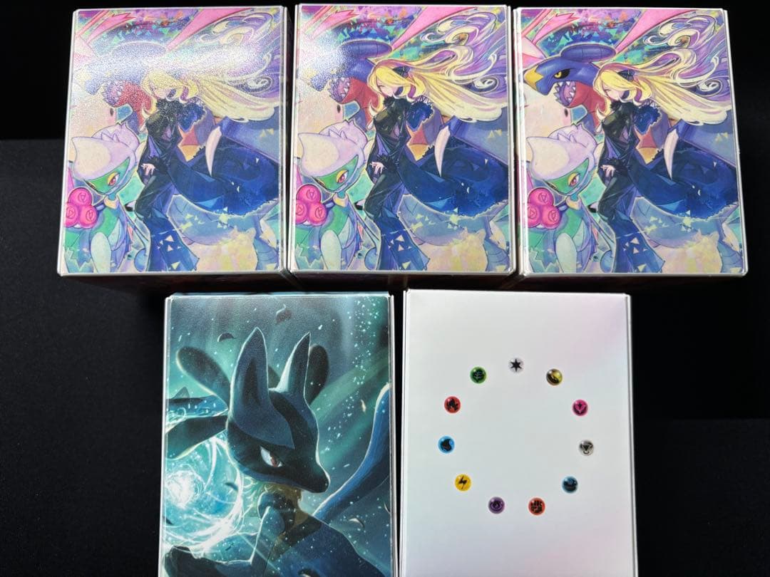 シロナ ルカリオ アルセウス エーフィ ポケカデッキケースまとめ売り