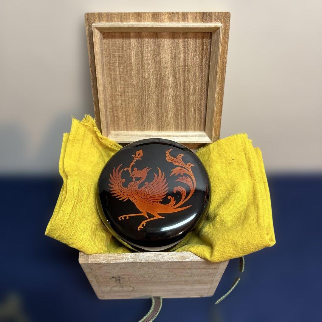 塗師　前端雅峯作「雲鳳凰絵棗」