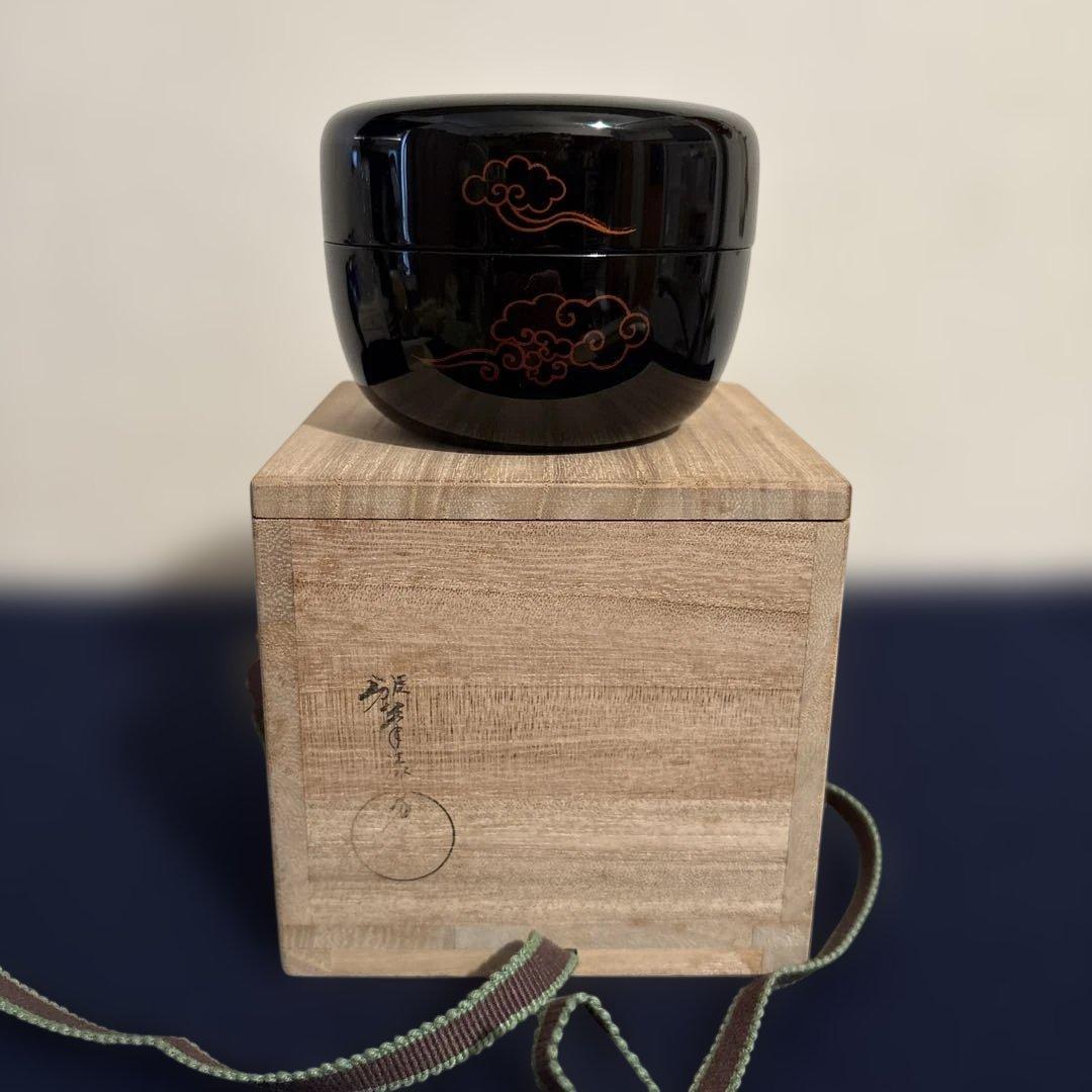 塗師　前端雅峯作「雲鳳凰絵棗」