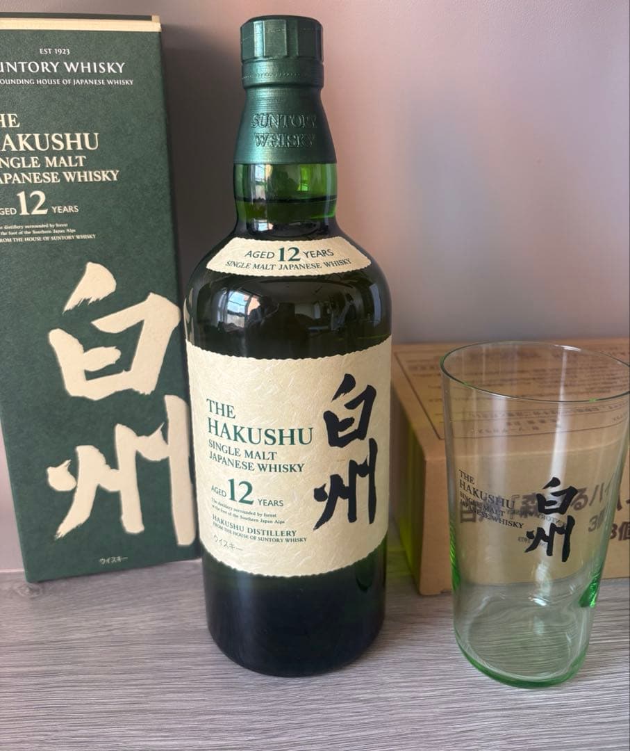 白州 12年 ウイスキー 700ml グラス3個付き