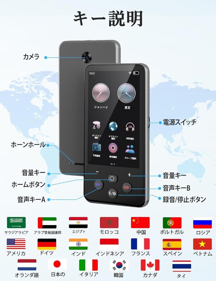S85 Pro AI翻訳機