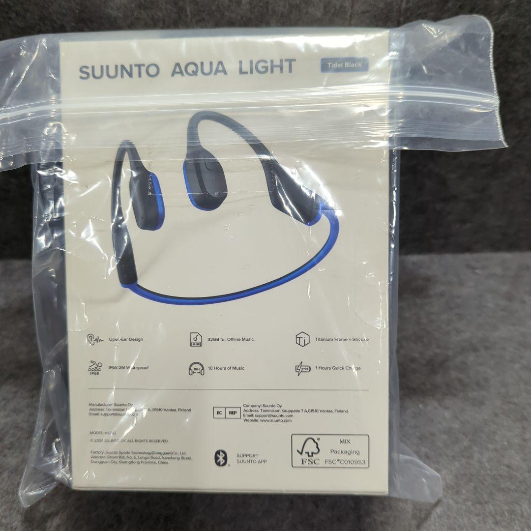 スント SUUNTO 骨伝導AQUA LIGHT TIDAL BLACK