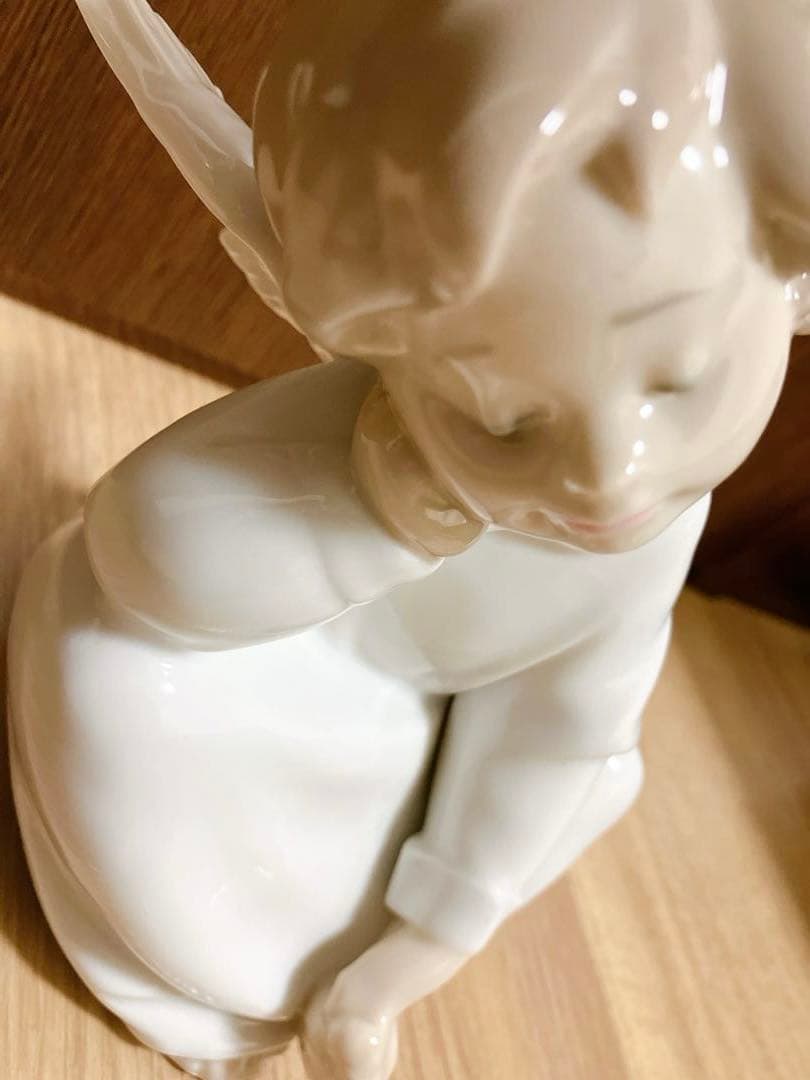 LLADRO リヤドロ 天使の考え事 フィギュリン 陶器