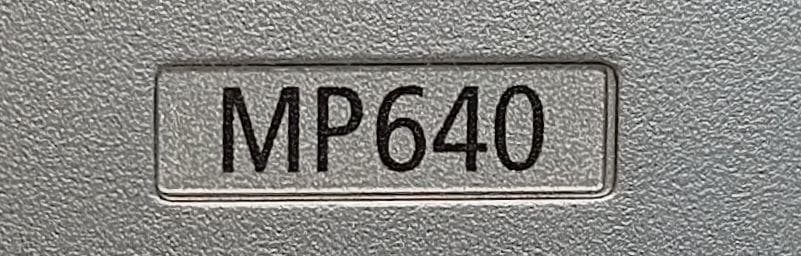 か*つ様 ●●Canon 複合機（MP640）目詰り無し、カウンターリセット済、