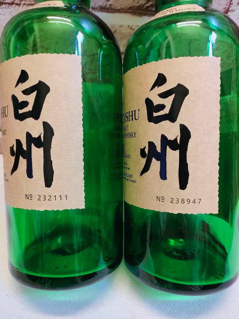 サントリー　白州18年　空瓶 2本