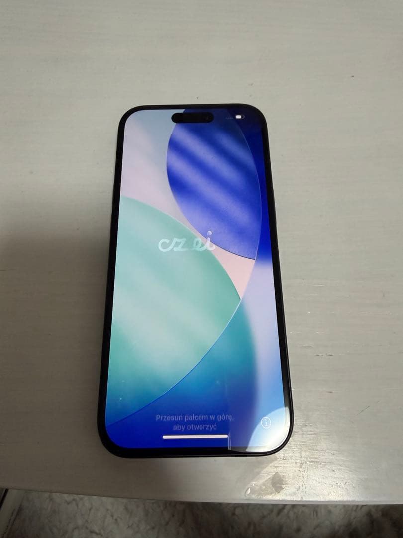 画面割れ無しiPhone 15 ブラック 128GB 本体箱付き