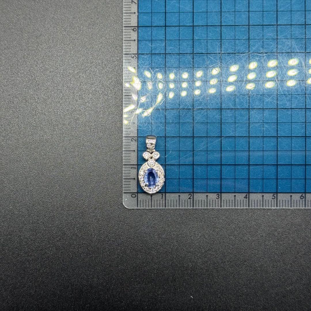 PT850 サファイア ペンダントトップ