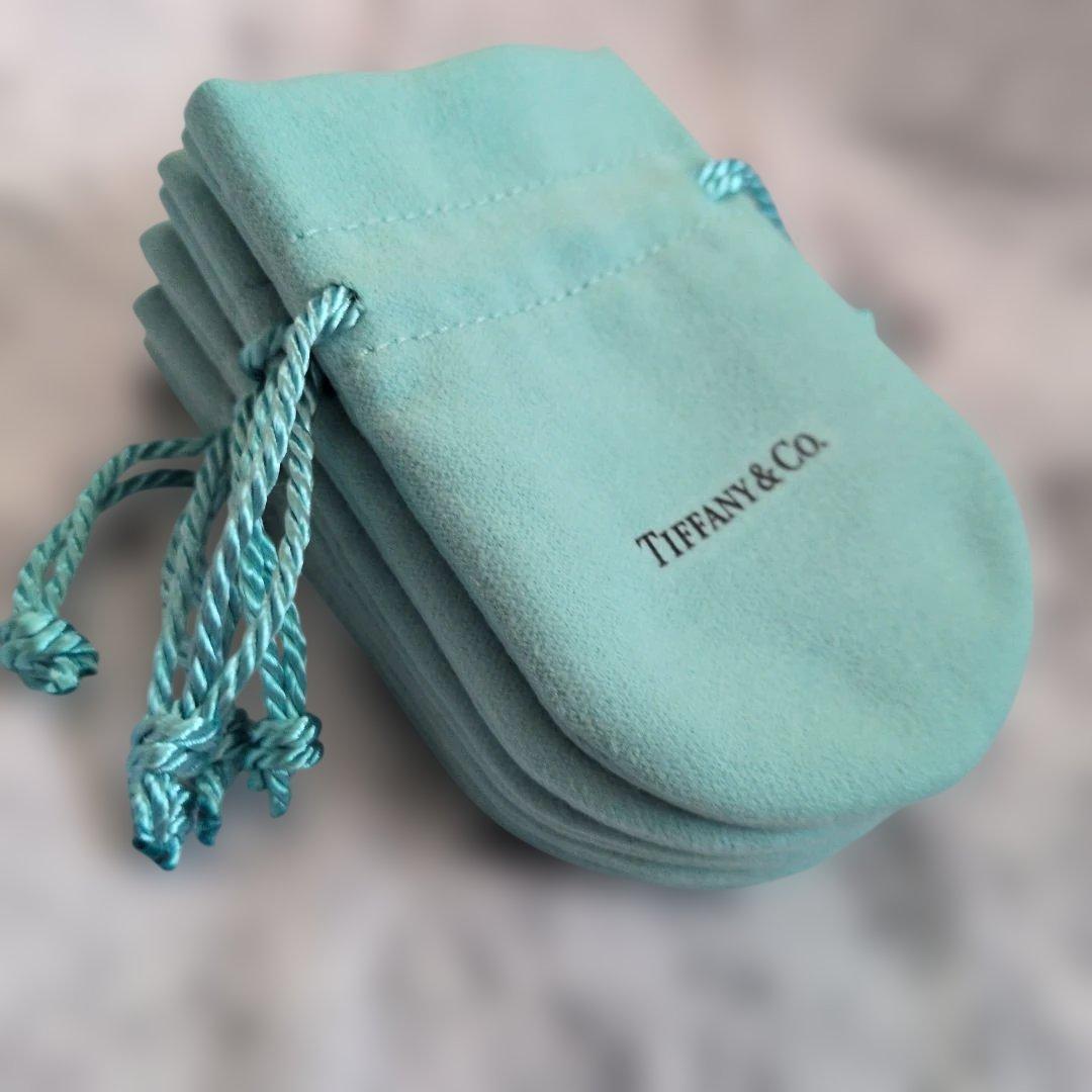 【新品未使用】Tiffany & Co. 巾着袋 （9.5×7cm）5枚セット