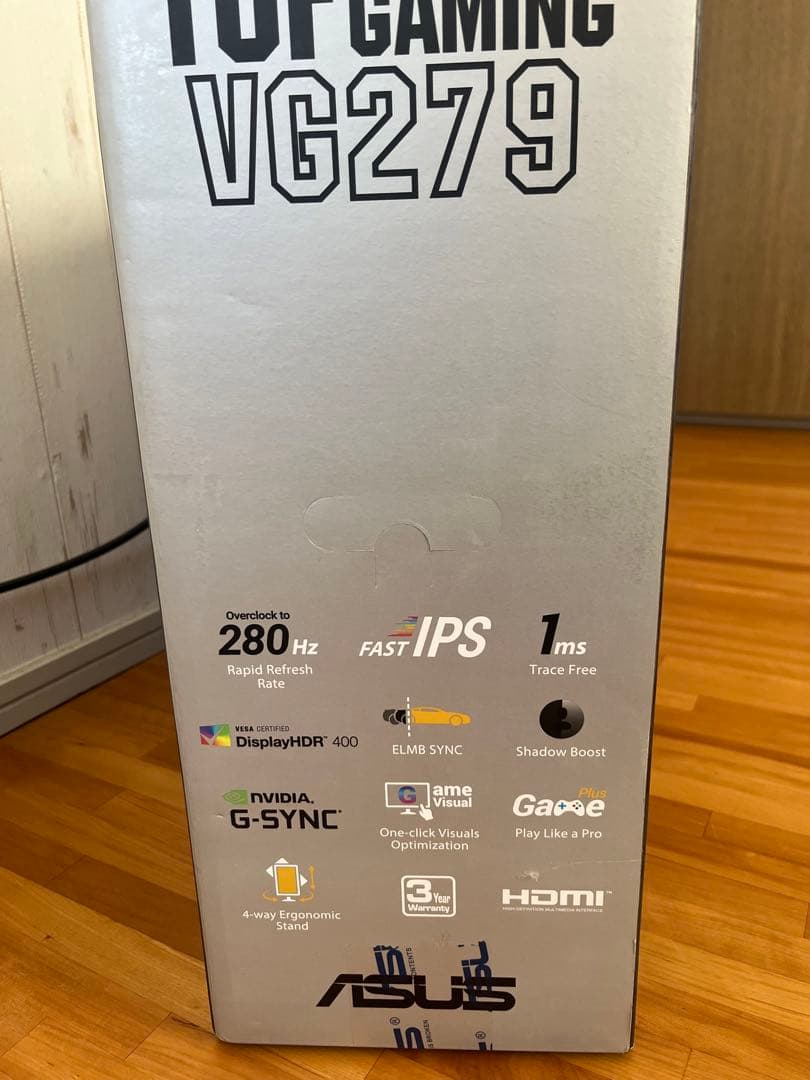 ディスプレイ・モニター本体 ASUS TUF GAMING VG279QM mm48nm