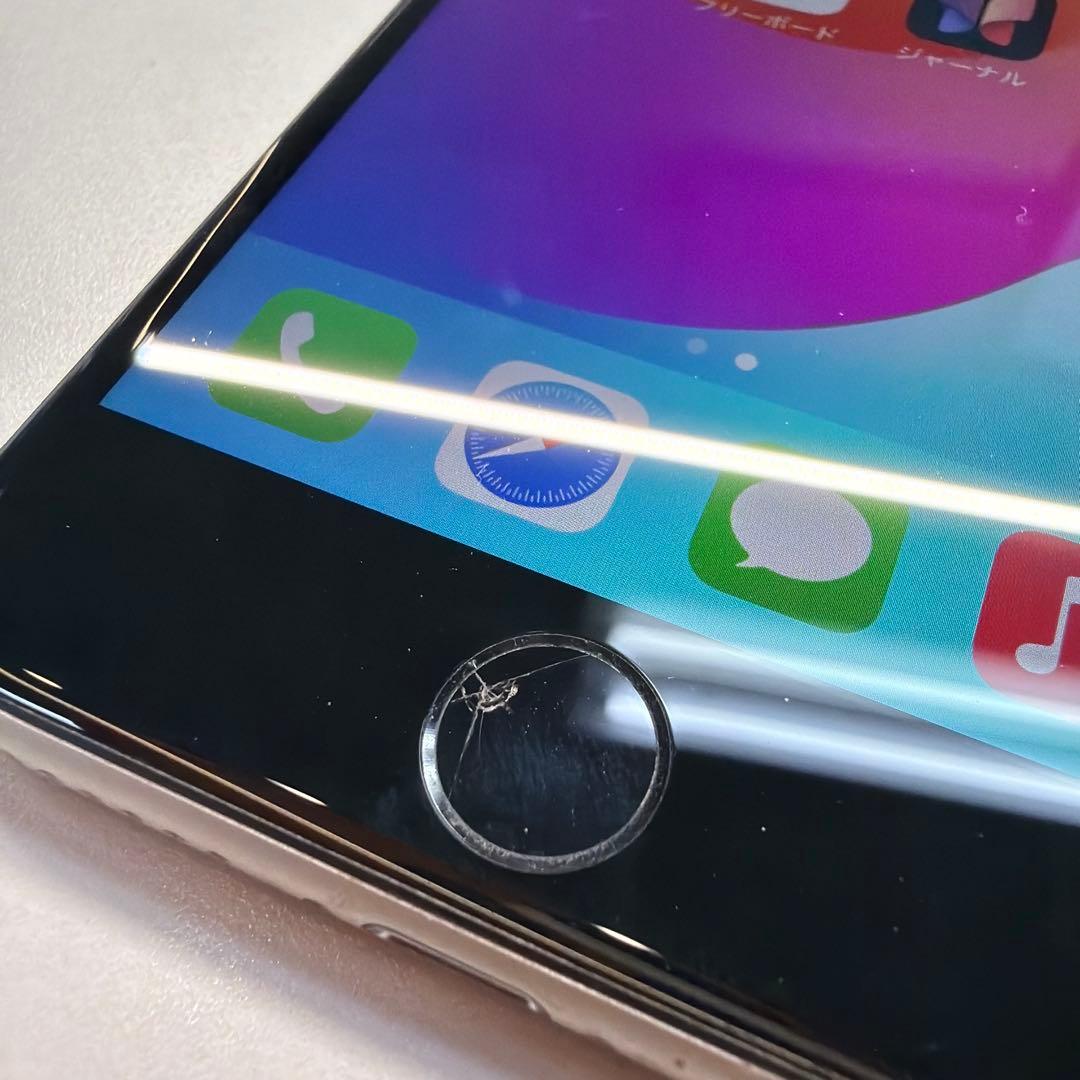訳あり iPhone SE3 64GB スターライト 80% ホームボタン割れ