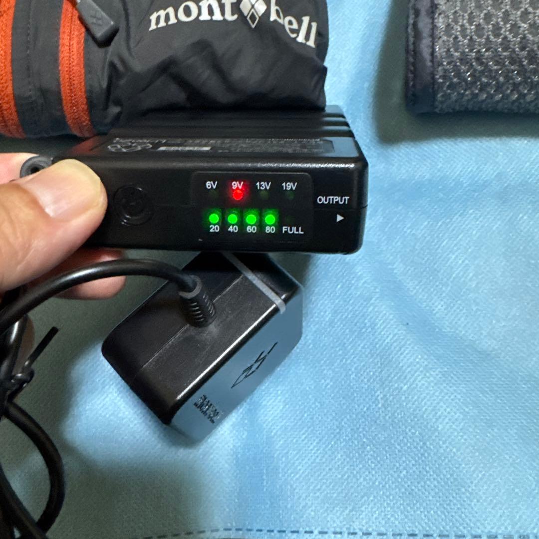 mont-bell ファンブローベスト Ｌサイズ 一式セット