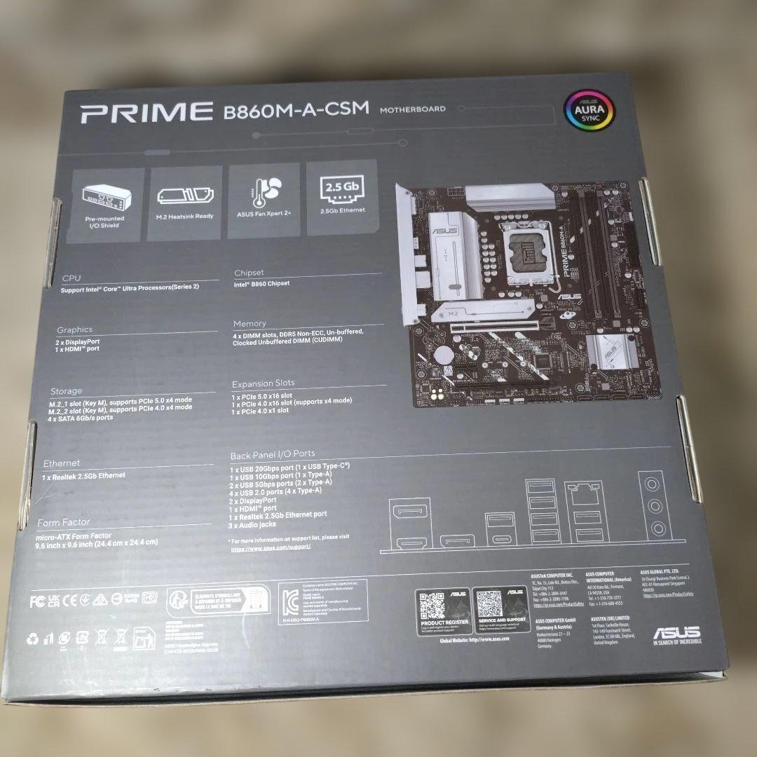 PRIME B860M-A-CSM 新品
