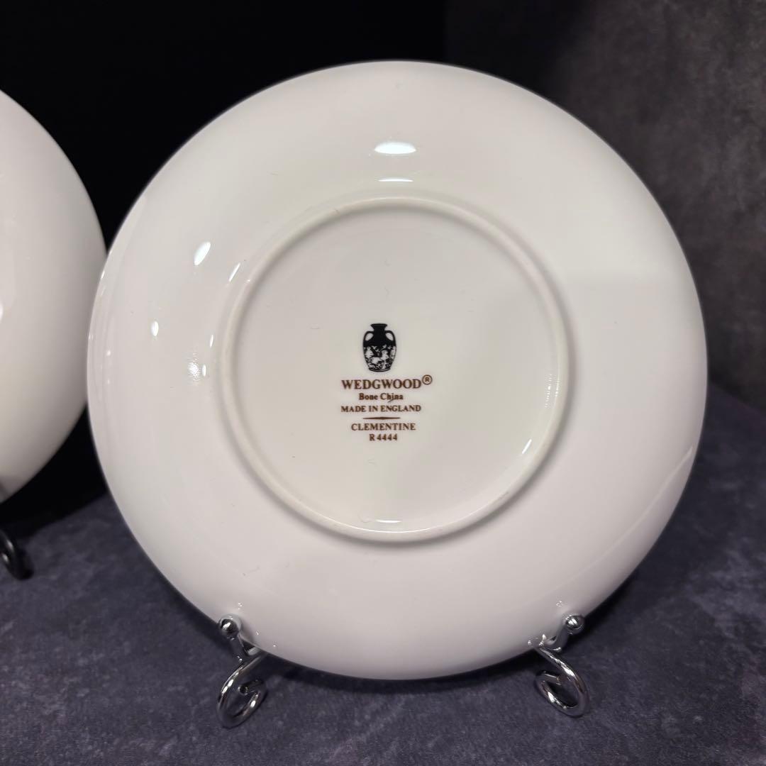クレメンタイン カップ＆ソーサー 3客 ウェッジウッド黒壺 美品