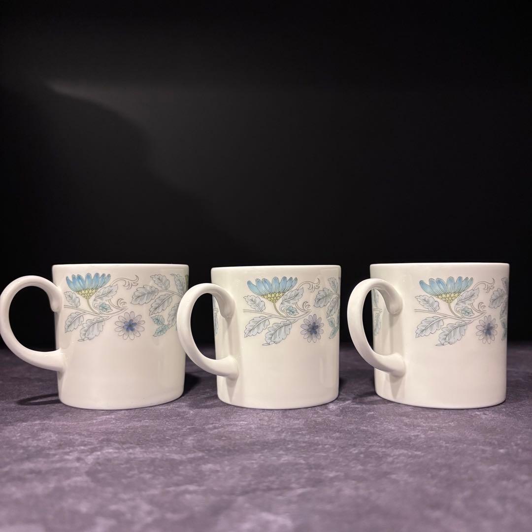 クレメンタイン カップ＆ソーサー 3客 ウェッジウッド黒壺 美品