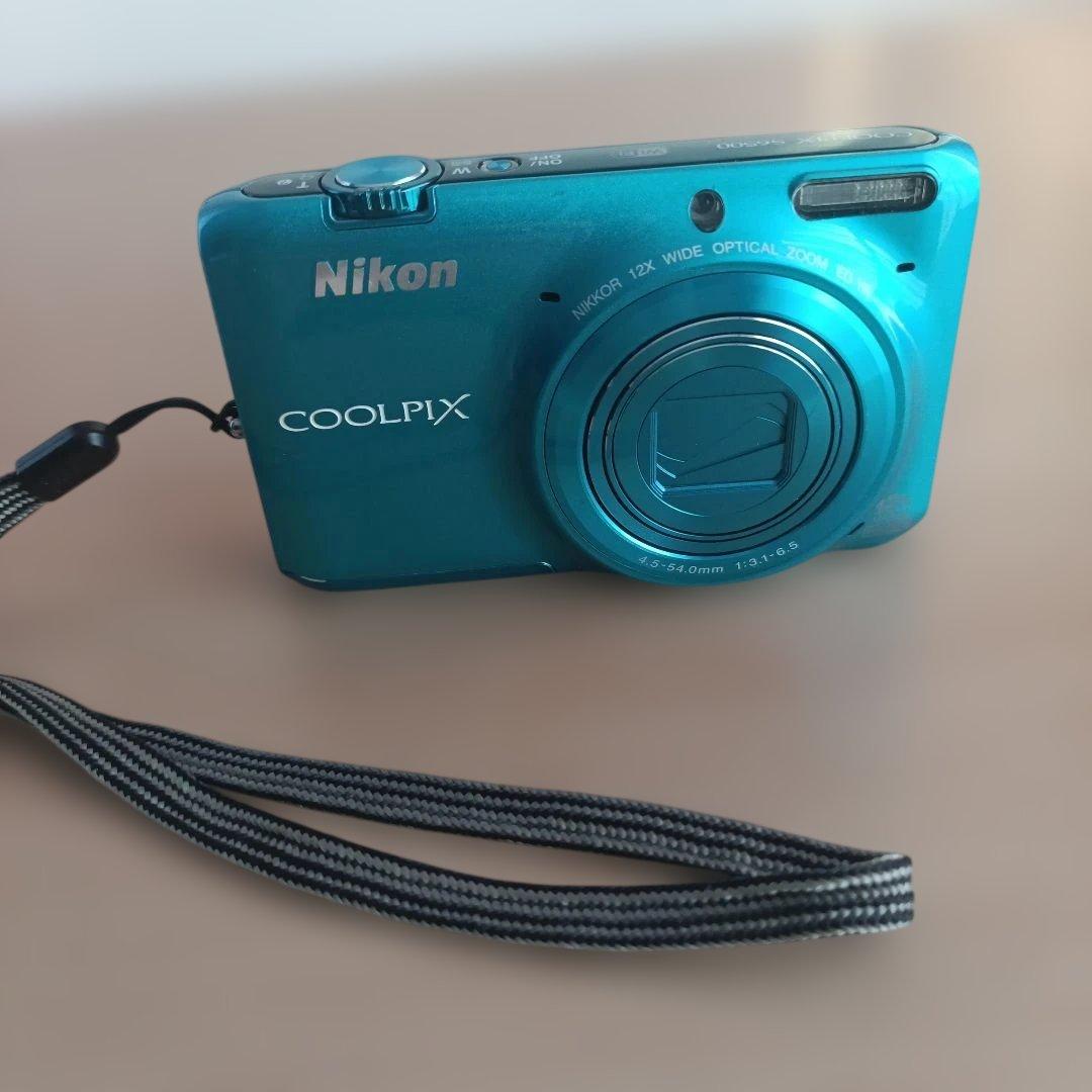 Nikon COOLPIX S6500 青　コンパクトデジタルカメラ
