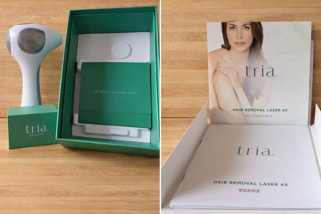 【期間限定値下げ中/ほぼ新品】tria(トリア)パーソナルレーザー脱毛機4X