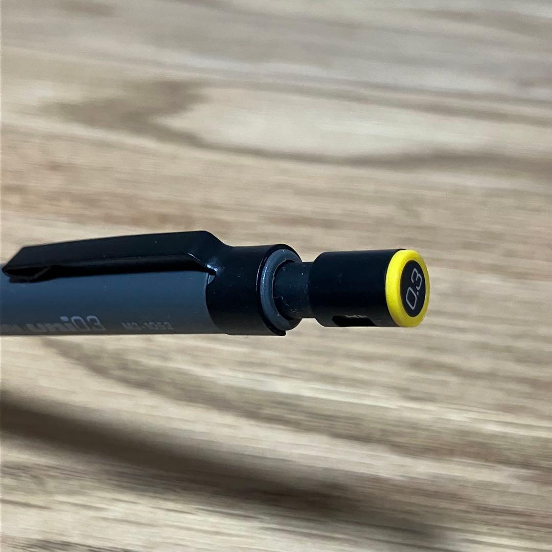 三菱 UNI M3-1052 グレー軸 製図 廃盤 シャーペンシル 0.3mm