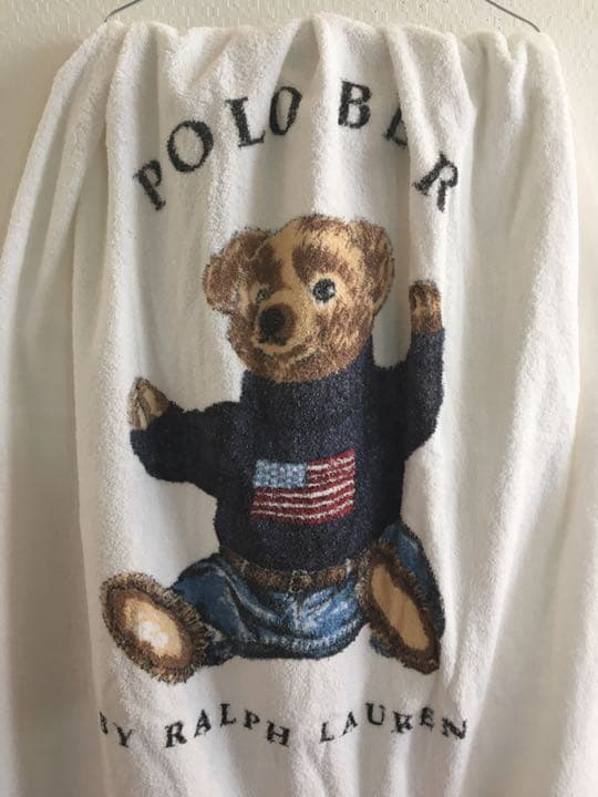 POLO BEAR　大判バスタオル　ブランケット　タオル　USA製