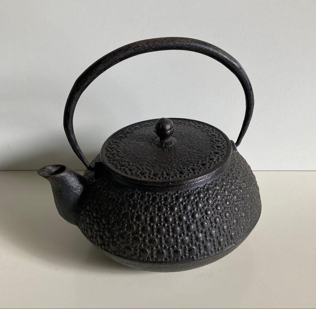 南部鉄器 鉄瓶 岩鋳 茶こし付き 本場南部盛岡 工芸品