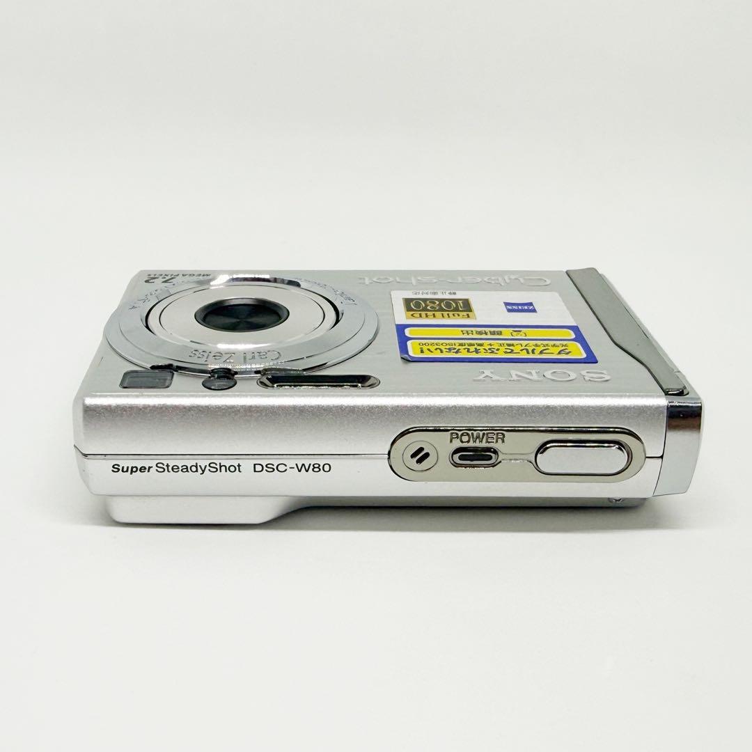 SONY Cyber-Shot DSC-W80 シルバー ソニー コンデジ