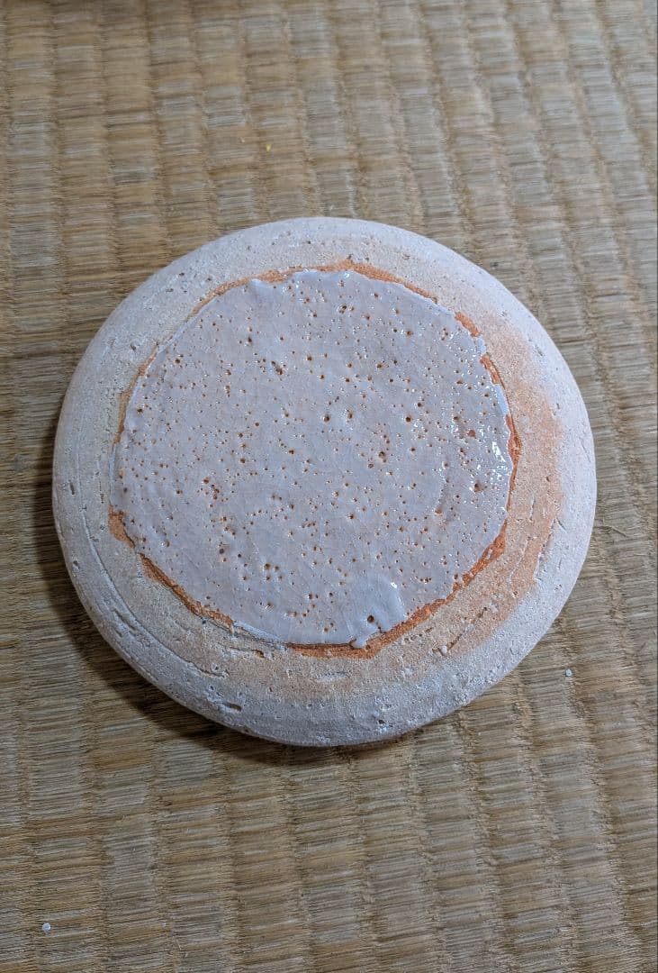 萩焼の水指（みずさし）、陶器製の蓋物