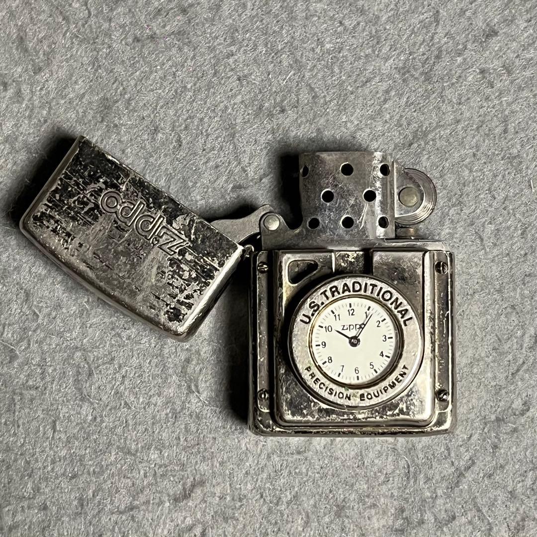 Zippo ジッポ ジッポー TIME LITE タイムライト時計付き ライター