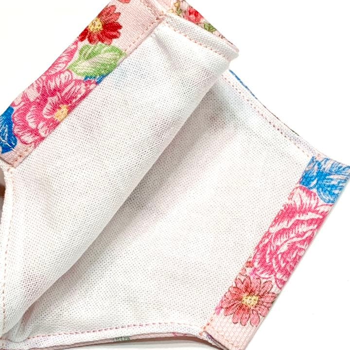 No.157 オーダーマスク　花柄　ピンク　おまとめ割