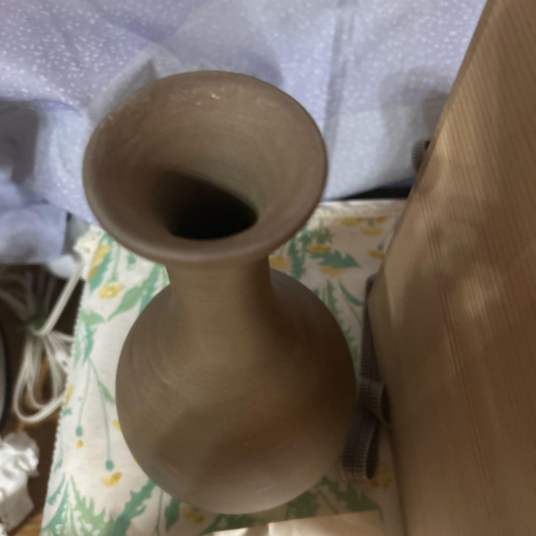 牧田博義 陶器製細長い花瓶