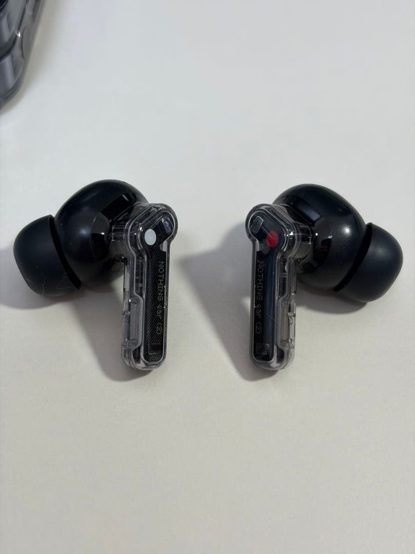 nothing ear (2) ブラック 保護ケース 付属品完備 イヤホン
