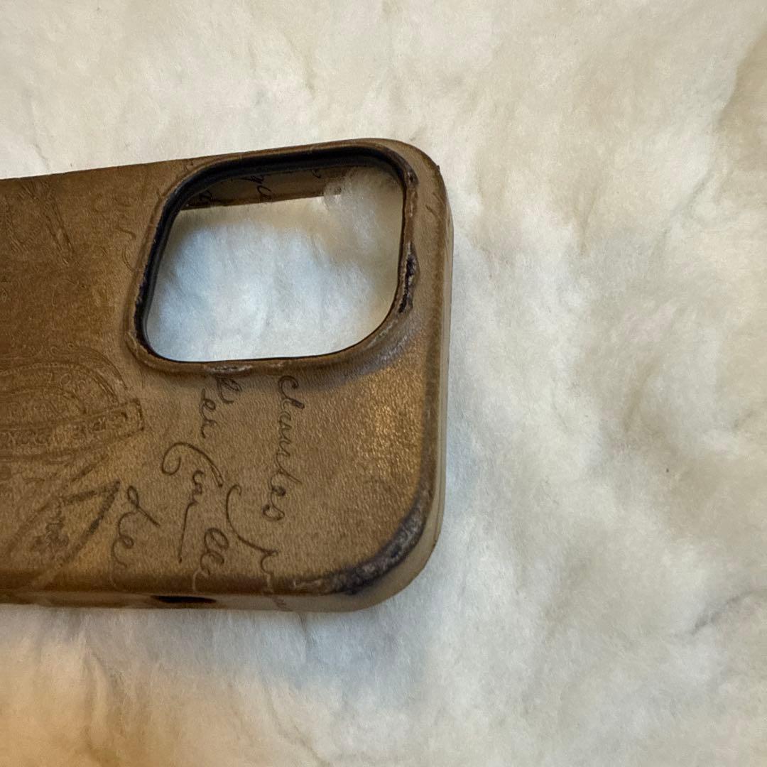BERLUTI iPhone用ケース ブラウン