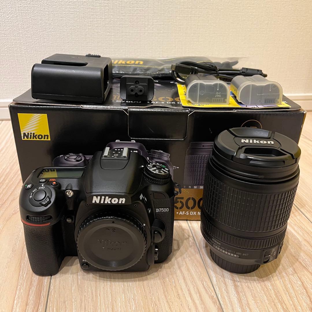 【美品】Nikon D7500 VRレンズキット + Microレンズ