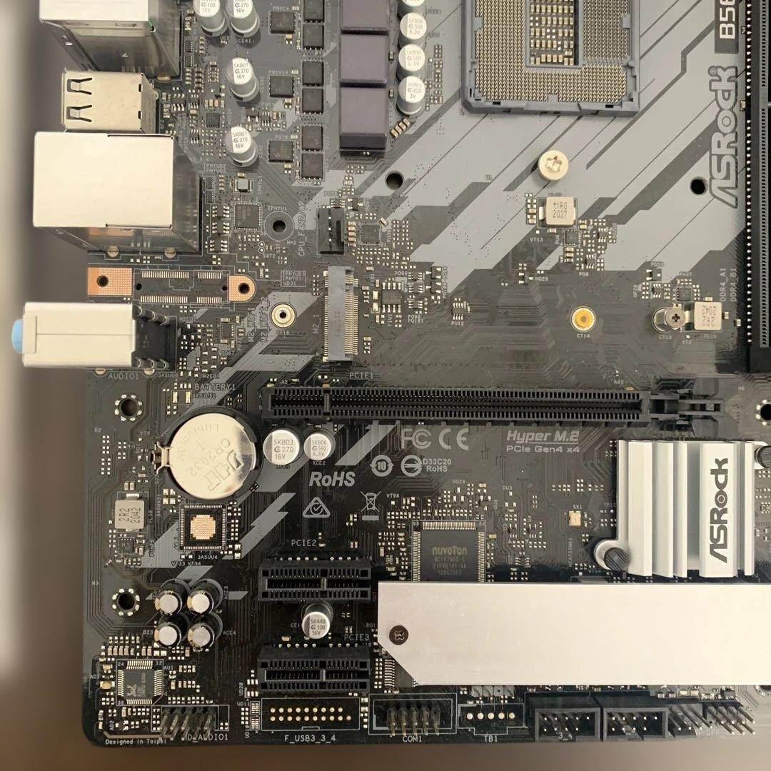 ASRock B560M-HDV BIOS起動確認済