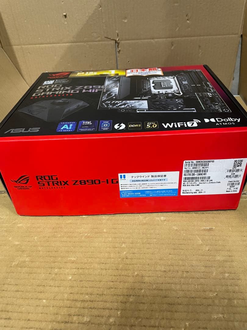 マザーボード ASUS ROG STRIX Z890-I GAMING WIFI