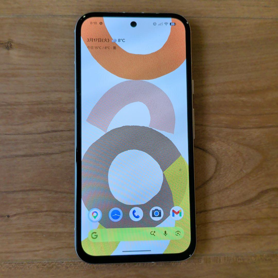 【美品】Google Pixel 8a 128GB Porcelain